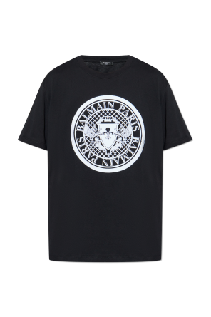 Black T-shirt with printed logo Versace - Vitkac AS